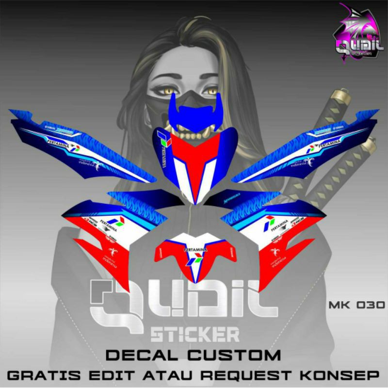 Decal MX KING MANDALIKA