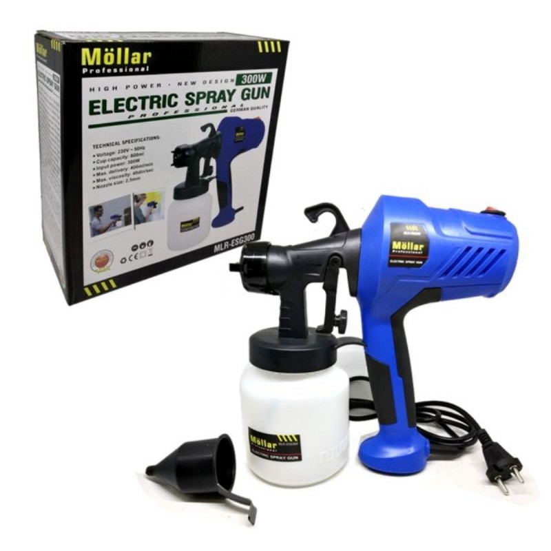 MOLLAR ESG300 Mesin spray gun elektrik listrik semprot cat 300watt