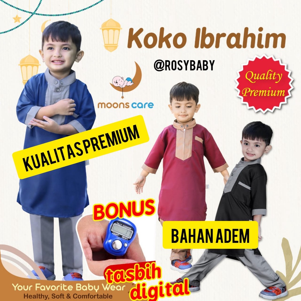 SETELAN BAJU KOKO ANAK LAKI MUSLIM TURKI USIA 1-10 TAHUN GAMIS ANAK COWOK Koko Turki baju koko anak