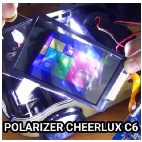 POLARIZER polaris LCD proyektor CHEERLUX C6 C7 BAGIAN DEPAN TER MURAH SURABAYA