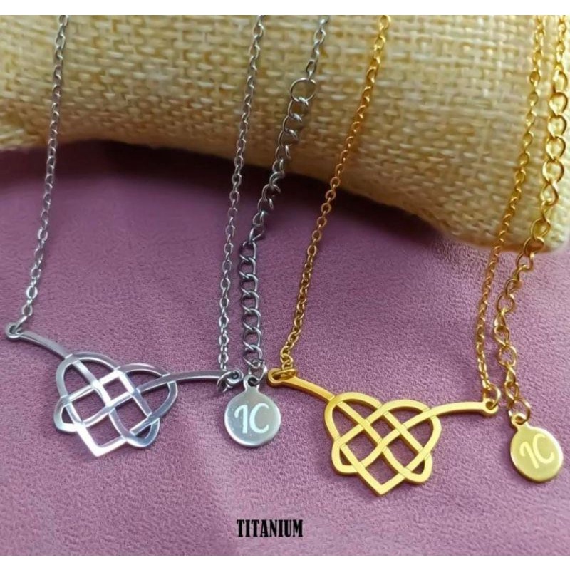 COD || kalung TITANIUM PREMIUM Ikatan Cinta termurah,Berlogo IC TIDAK LUNTUR, TIDAK BERKARAT