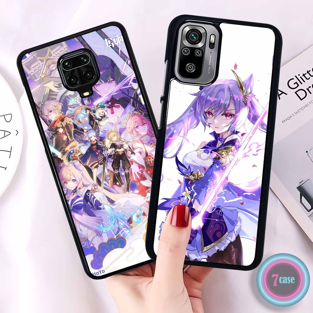 [RN25] Case Glossy Xiaomi Redmi note 7 8 9 10 Pro | Poco M3 | F3 | X3 NFC PRO | Casing Kilau | Anime