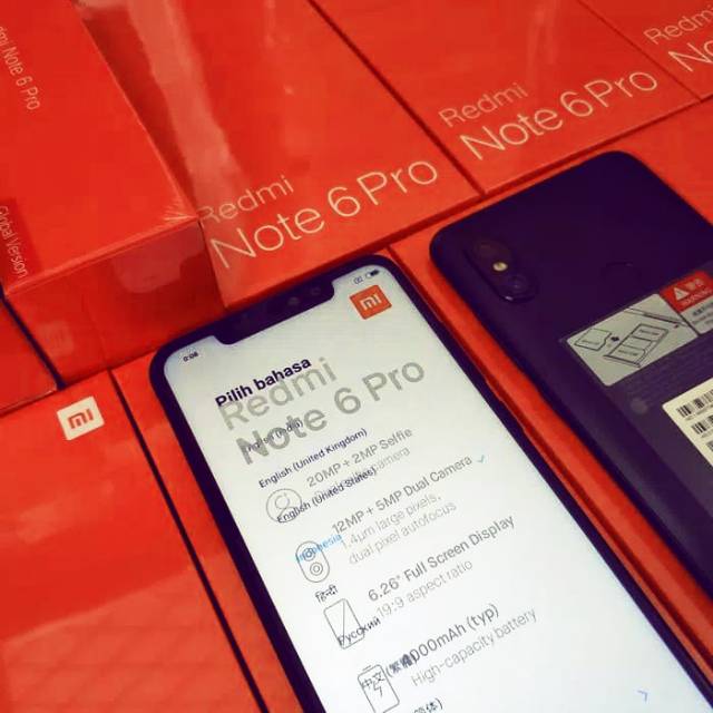 XIOMI REDMI NOTE 6 PRO 4/64 RAM 4GB ROM 64GB
