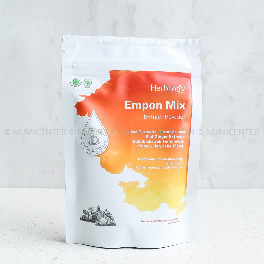 

100G EMPON MIX Ekstrak Kunyit Temulawak Jahe Merah Wedang Empon - Herbilogy