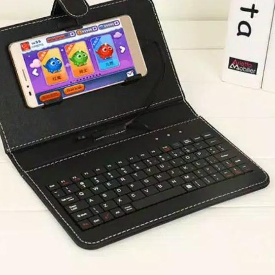 ❆ Keyboard For Android Wired Keyboard Flip Holster Case Cover For OTG ➽