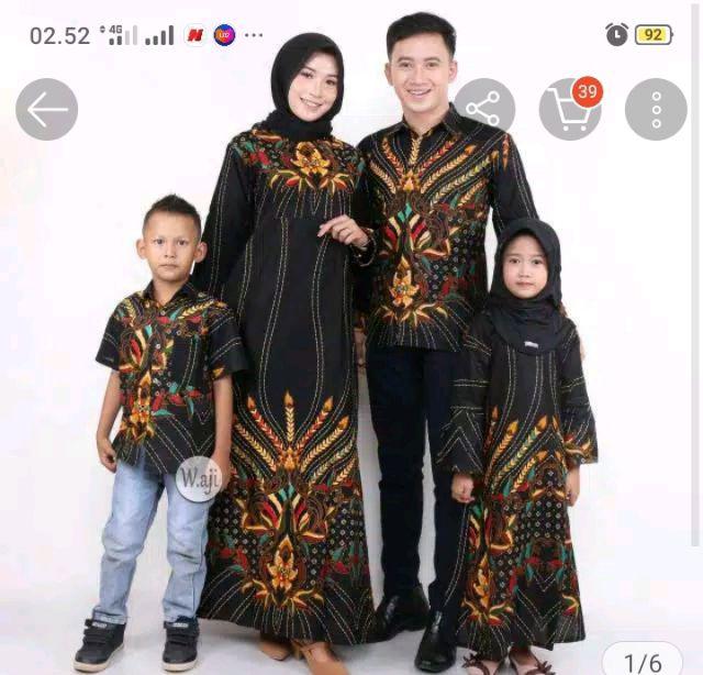 Batik Couple Keluarga Termurah Bisa Pisah Motif Prasasti Sogan(bisa Cod) Kualitas Terbaik