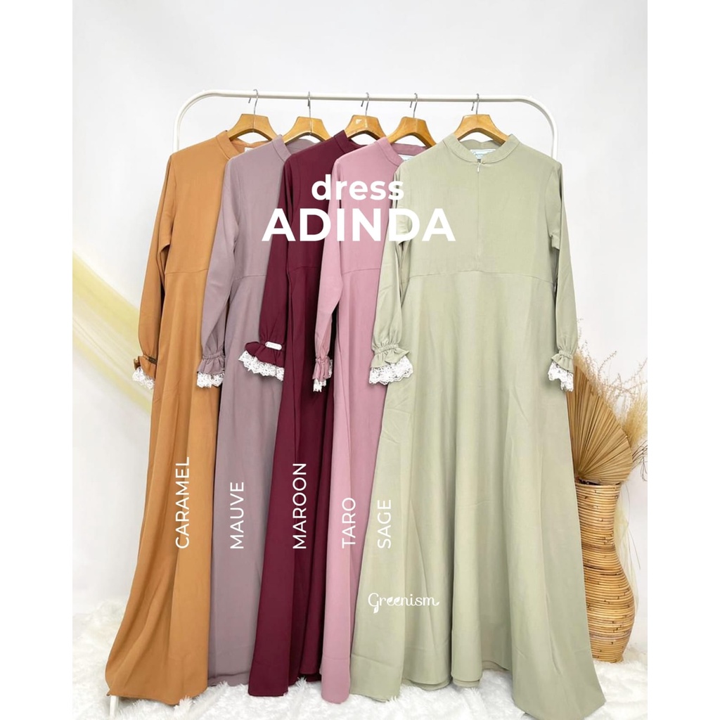 Greenism Gamis Adinda Quality Premium Syari'i Dress