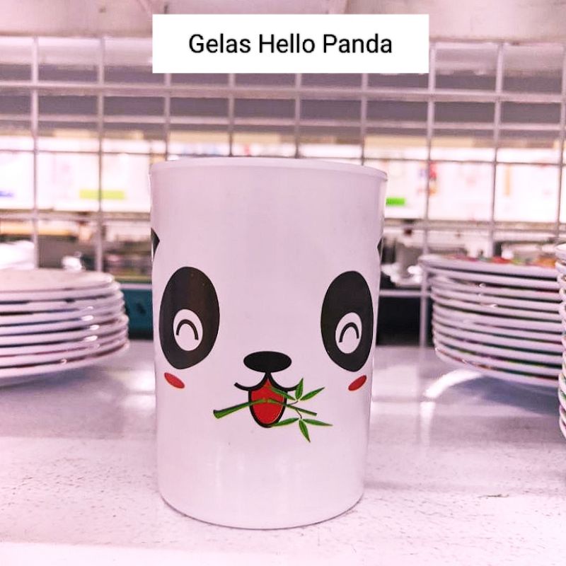 Gelas hello panda