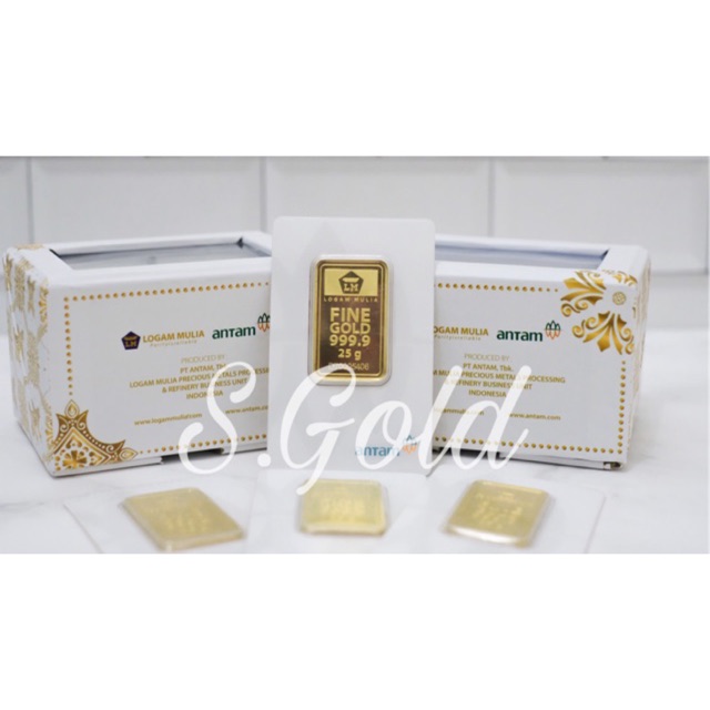 LM Antam 25 gram tahun 2020