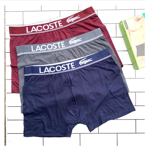 &quot;PROMO isi 3pcs &quot; Celana Dalam Boxer Premium Bahan Katun CD Pria Import Boxer Polos