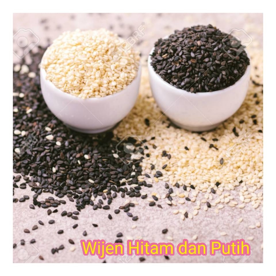 

Wijen Hitam dan Putih Repack 100gr