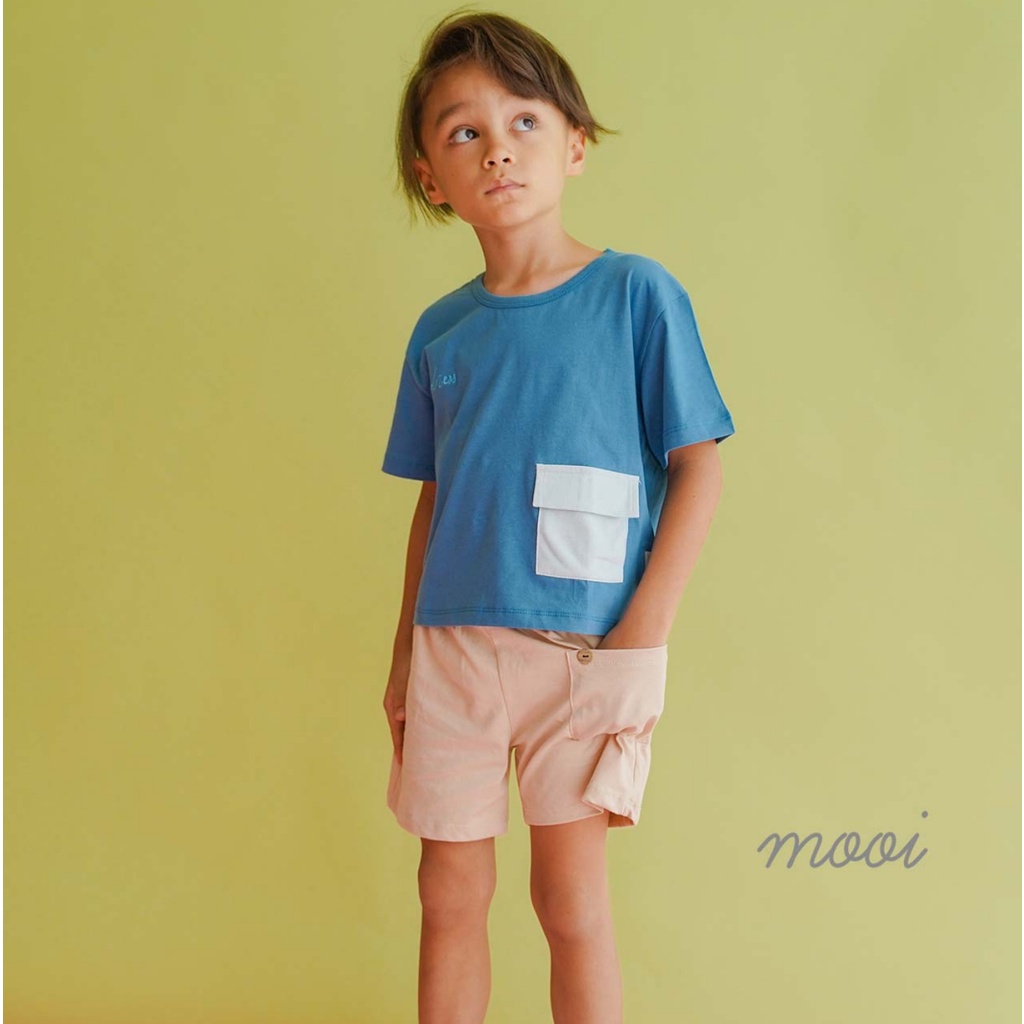 Mooi Vano Short 1-5 Tahun Celana Pendek Kantong Anak Unisex Vano Short Pocket Pants CBKS