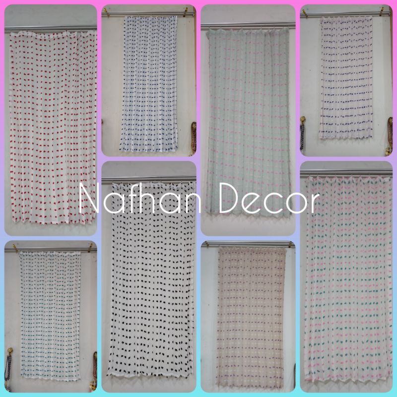 VITRASE RUBIA / VITRASE GORDEN MINIMALIS / VITRASE TRANSPARAN