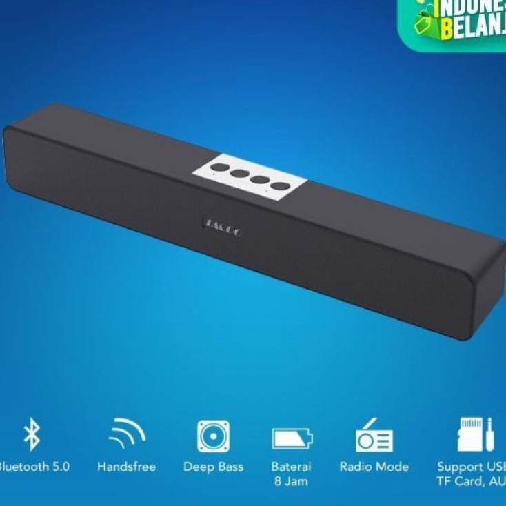 Speaker soundbar Deep Bass Bluetooth 10 watt Tv/Laptop/aux Hi-Fi Sound audio bar cas 10w zealot TACOO TAP56 tv