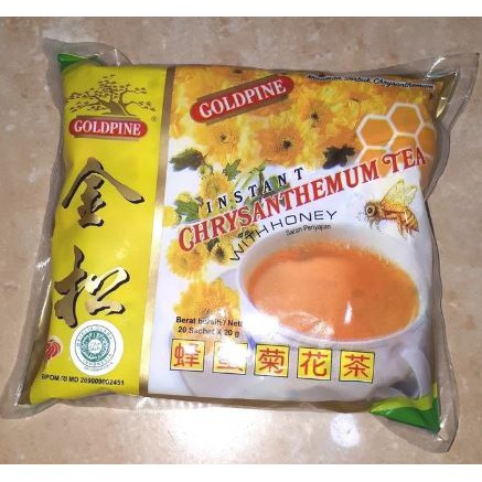 Goldpine Instant Chrysanthemum Tea With Honey 400gr Teh Krisan With Madu