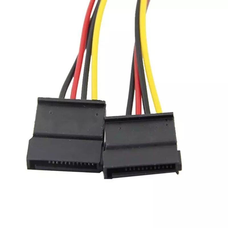 Kabel Power SATA cabang to 4 Pin Molex