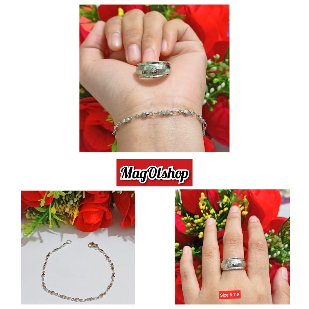 Gelang Dewasa Free Cincin Titanium (COD)