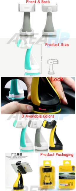 Remax Car Phone Holder Suction Cup 360 Degrees RM-C15