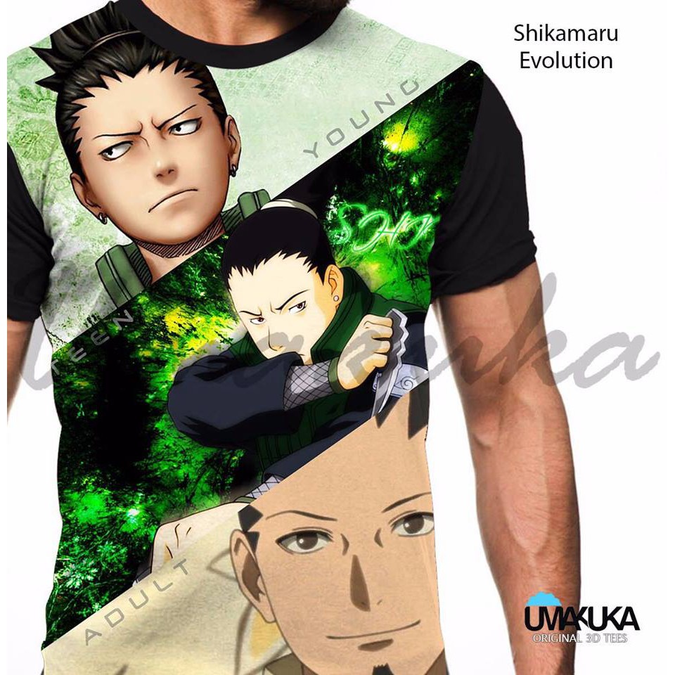 Kaos Shikamaru Evolution Anime