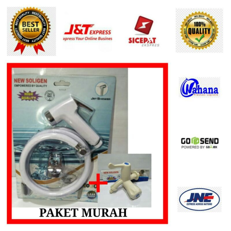 Paket Promo Murah/Jet Shower Dan Kran Cabang/Shower Toilet Murah