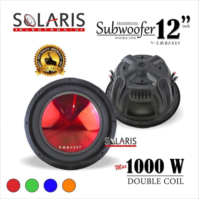 speaker subwoofer double coil
