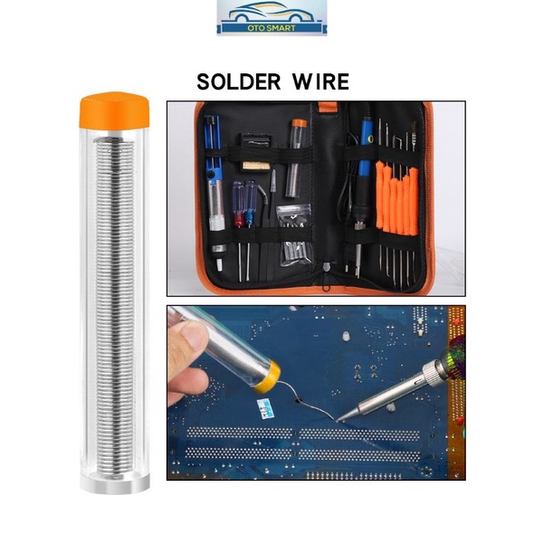 SOLDER DENGAN TOMBOL PENGATUR SUHU 200-450C 220V  60W PAKET SET /ADJUSTABLE