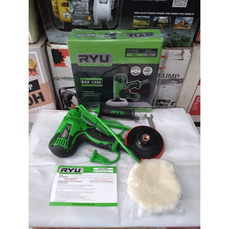 Mesin poles Ryu RGP 125E//polisher Ryu Tekiro