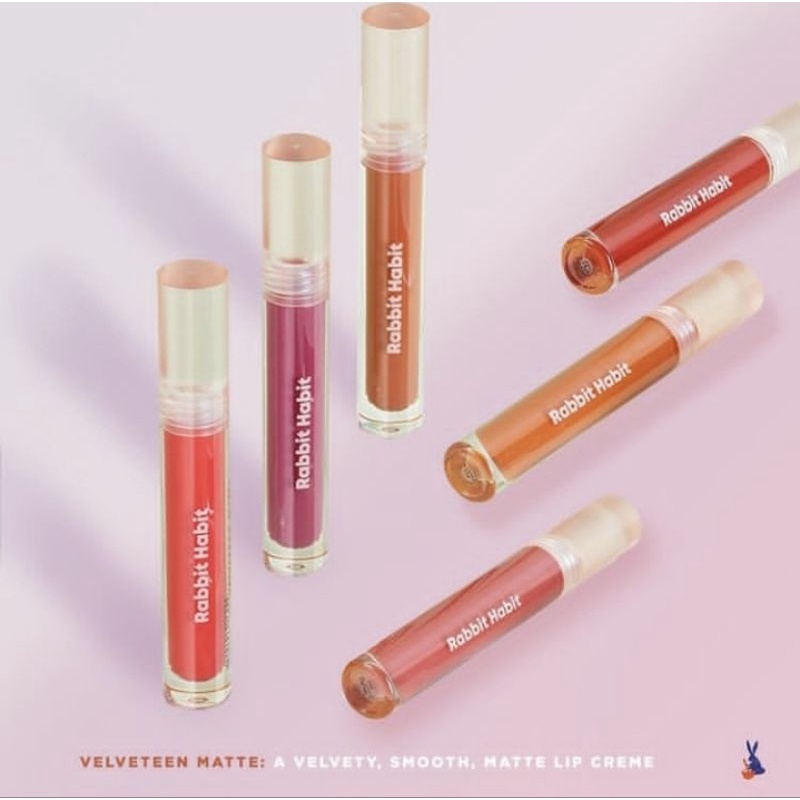 Rabbit Habit Velveteen Matte Lip Cream Promo Beli 1 Gratis 1