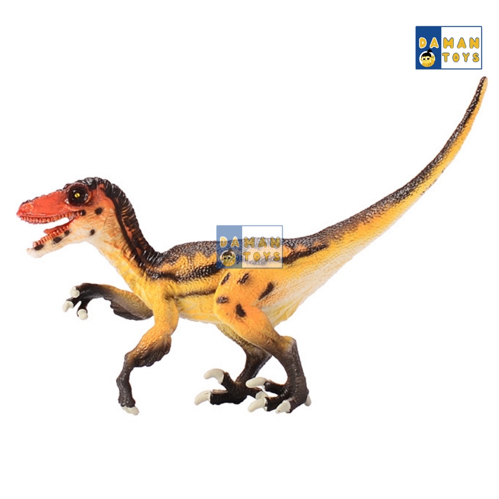 Jurassic World Velociraptor Mongolian Athalon Mainan Edukasi Figure Dinosaurus