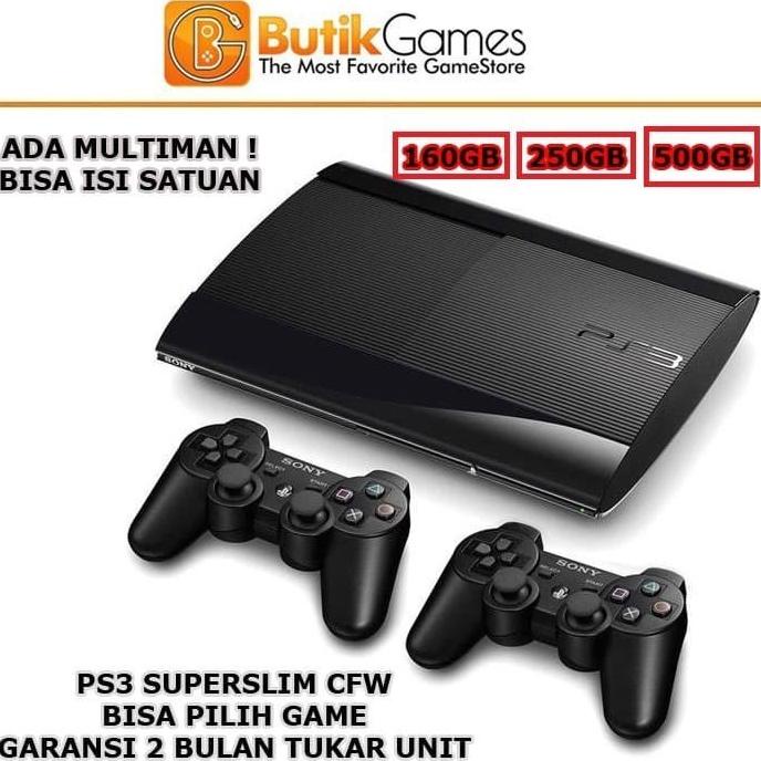 Sony PS3 Superslim Super Slim 250GB Full Game OFW