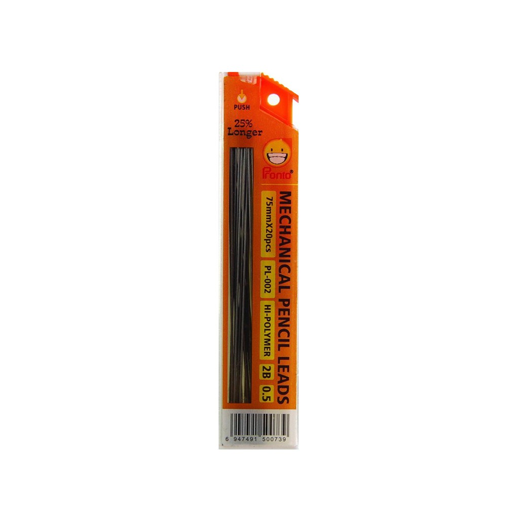 

Pronto Pencil lead 2B 0.5x75mm,20 pcs PL002