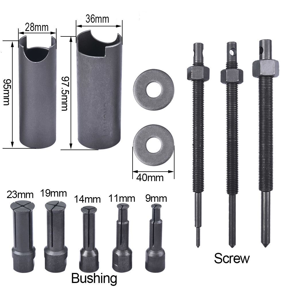 Treker Bearing Puller Set 8 Pcs Treker Bearing Tanam CVT Lepas Pembuka Dalam Laher Tutup Separator Disassembler Laker