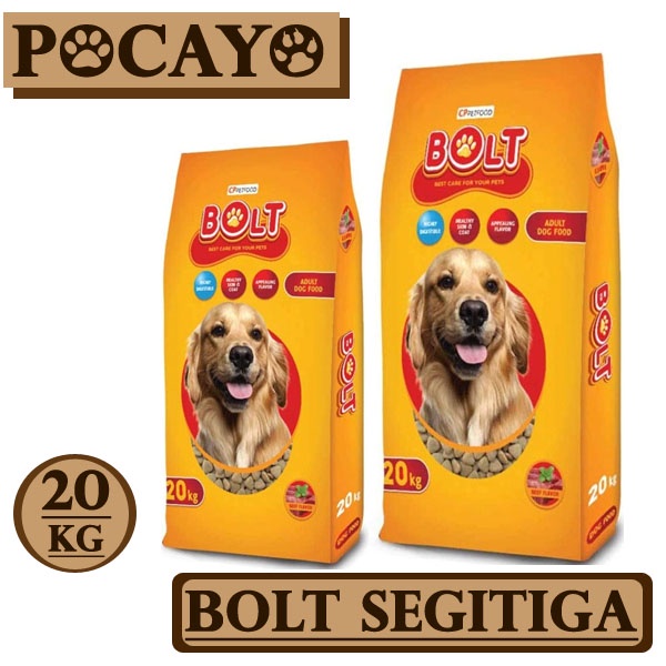 Bolt Dog Beef/Segitiga 20kg (Grab/Gosend)