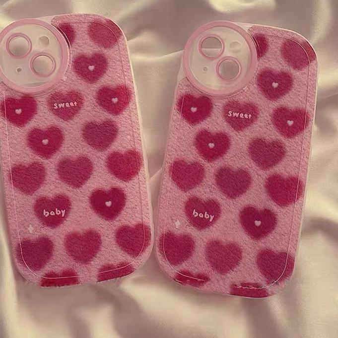 ️✔️✔️ [TPC] Soft Case Casing LOVE PINK FULL COVER VIVO Y17 Y20 IPHONE 6 6S 7 8 PLUS X XS MAX XR 11 1
