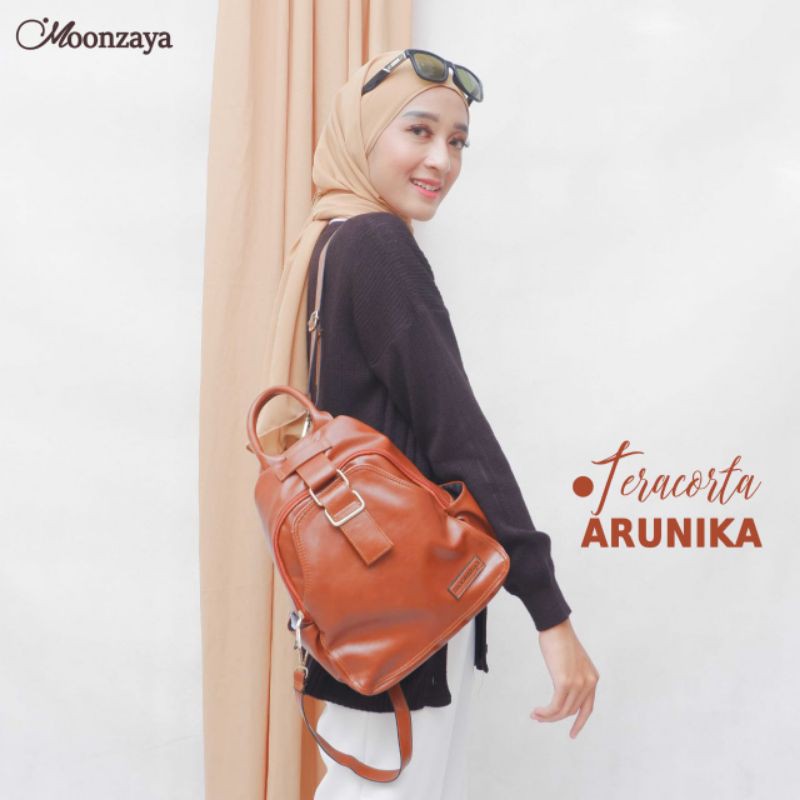 MOONZAYA ARUNIKA TAS RANSEL WANITA KULIT SINTETIS