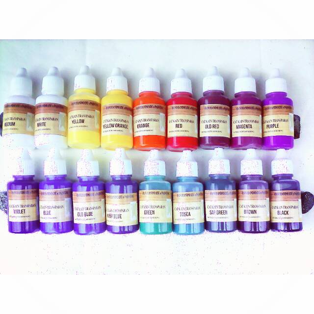 

Hasika Cat textile 30ml, untuk katun,kaos,kanvas,sifon, satin, tas, topi, sepatu,dll