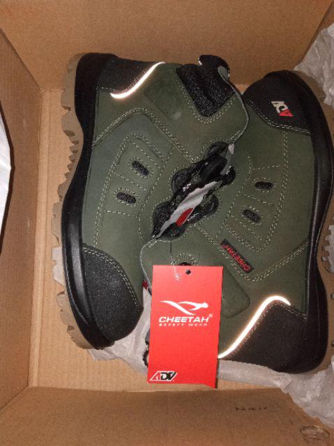 Sepatu Safety Cheetah ADV Jubatus Forest Green | Shopee