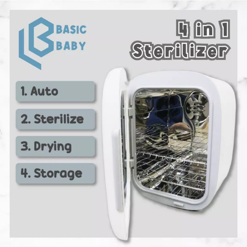 Basic Baby UV Sterilizer and Dryer Cabinet - Multifunction Sterilizer