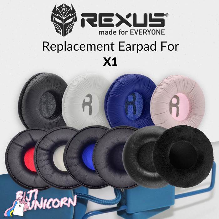 Earcup Earpad Ear Cushion Rexus Bluetooth Headset X1 Busa Bantalan Foam