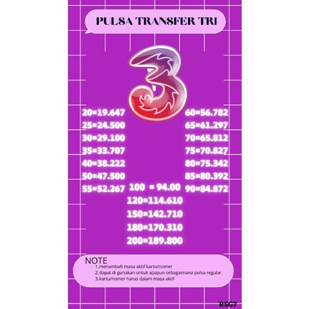 PULSA TRANSFER TRI (3)