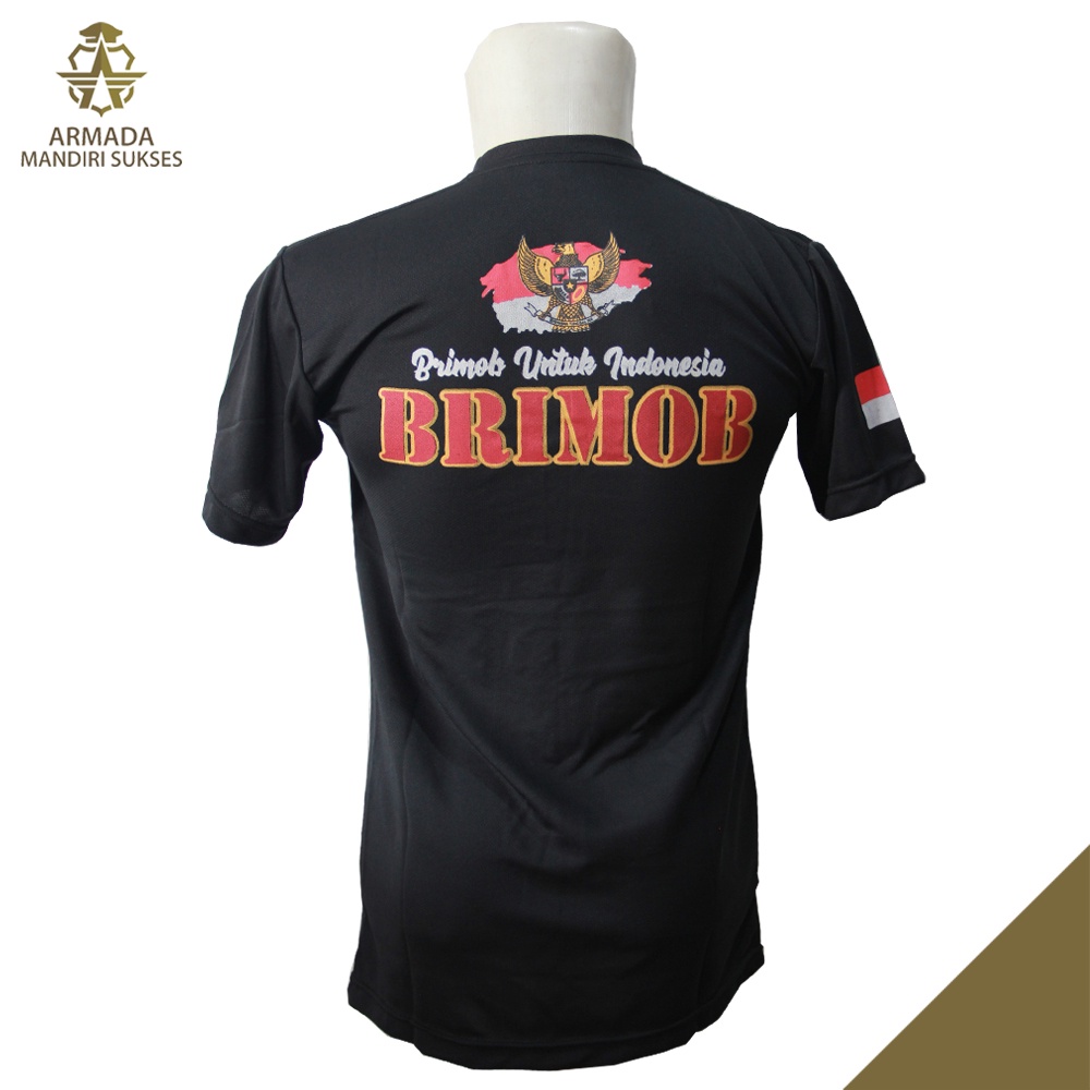 Kaos Brimob Dri-fit Logo - Kaos Dri-fit Brimob Logo