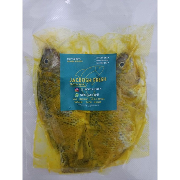 

NILA BUMBU KUNING 300-350 GRAM (SIAP GORENG) ISI 2 EKOR