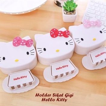 Holder tempat sikat gigi HELLO KITTY ( bisa untuk tempat sikit gigi dan sisir)