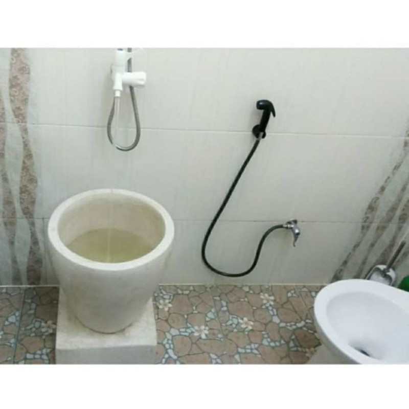 Bak Mandi Terrazo minimalis Tinggi bak dg tatakan 55cm Free Ongkir Bekasi