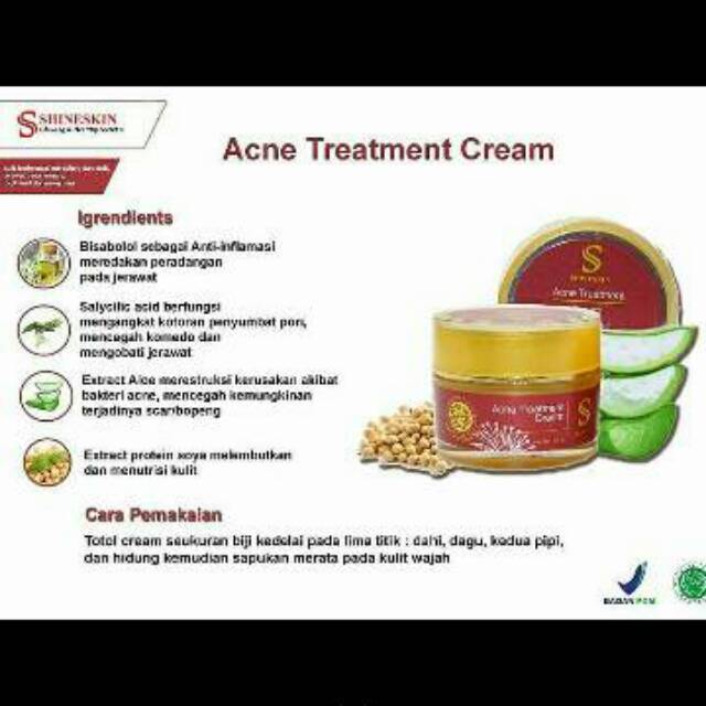 PROMO... PROMO.. Shineskin acne treatment Plus cream