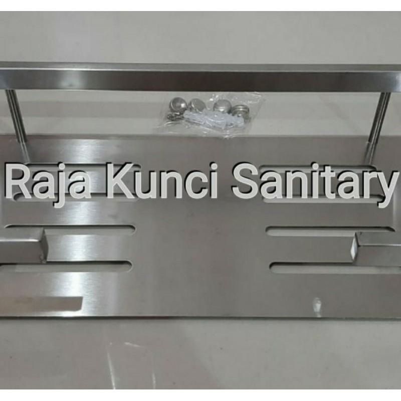 Rak Sudut Kamar Mandi/Segi/Stainless SUS 304/Rak Kamar Mandi/Rak Toilet/Rak Sabun