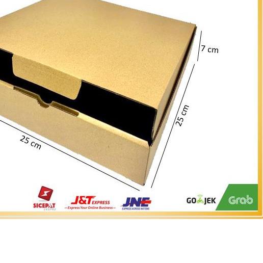 

℗ (10pcs) Kardus 25x25x7 cm...Die Cut untuk kotak baju- Aksesoris- dll, ➤