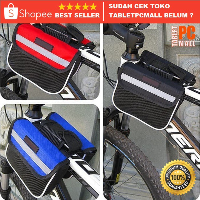 Tas Sepeda Waterprof Sadel Waterproof Bagus Mini Triangle F4R5 Lipat Touring Hydropack Keranjang Ter