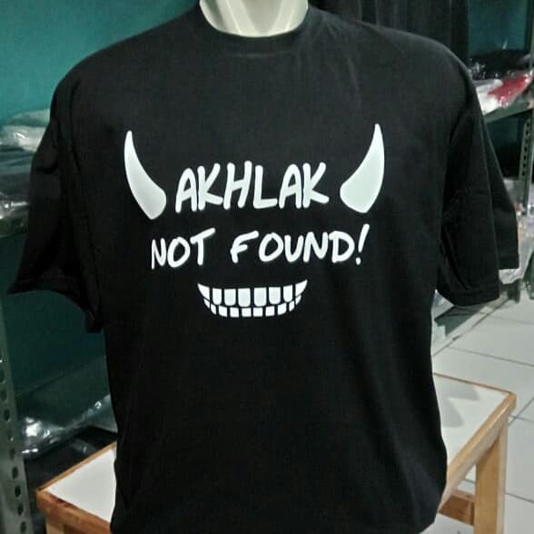 KAOS MLI BAJU COKI PARDEDE AKHLAK NOT FOUND