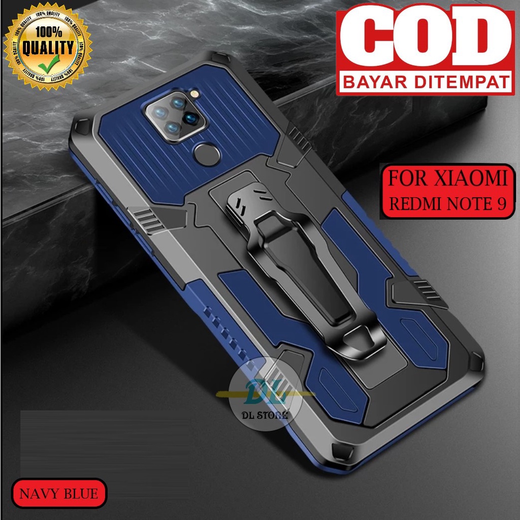 XIAOMI REDMI NOTE 9 CASE STANDING BACK CLIP HARD CASE ROBOT NEW COVER